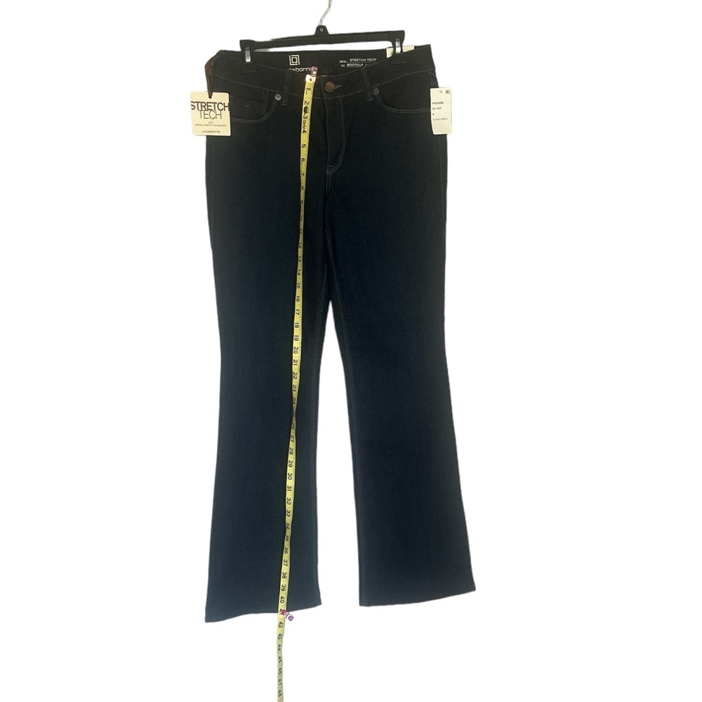 Liz Claiborne NWT denim bootcut jeans size 8 - Picture 6 of 8